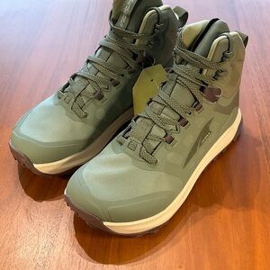 Lone Peak Waterproof mid  Green Hiking Boots